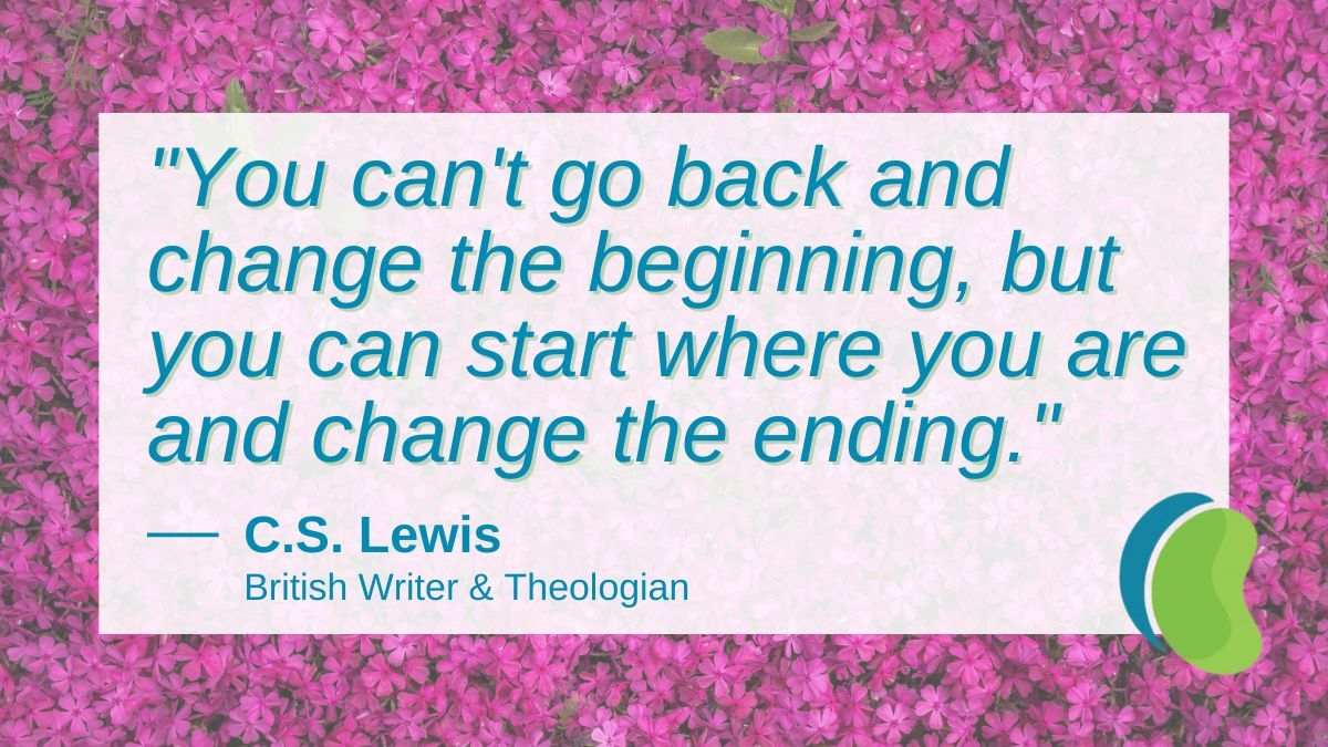 “You can't go back and change the beginning, but you can start where you are and change the ending.' — C.S. Lewis

Have a wonderful week! 🌷 #MotivationMonday #ImprovingTogether