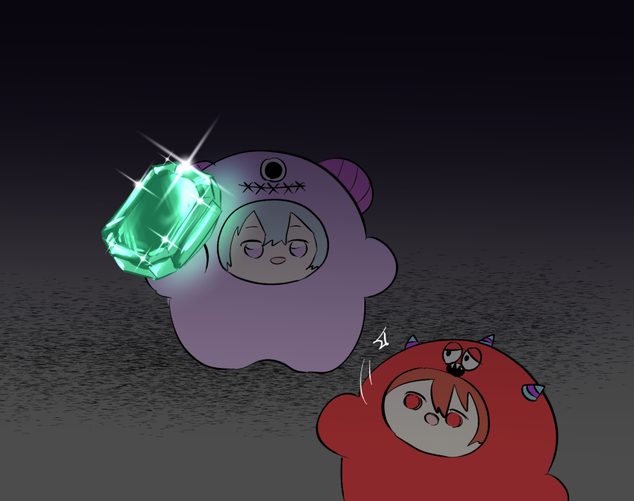 なんかめちゃデカイ石持って背後を取ってくるモンそー