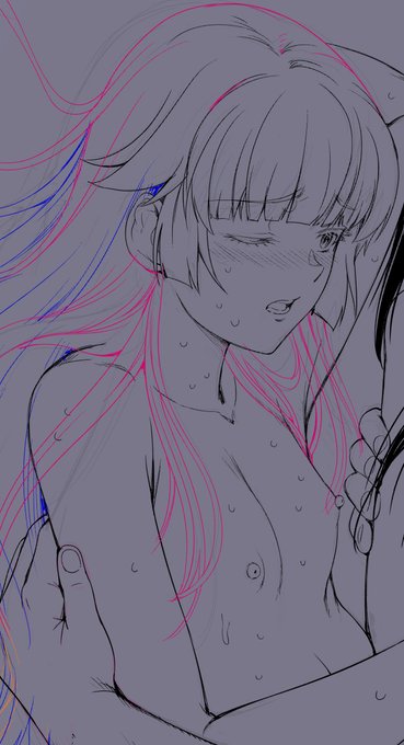 下絵だけやるともりが
結局線画までやっちゃったい 