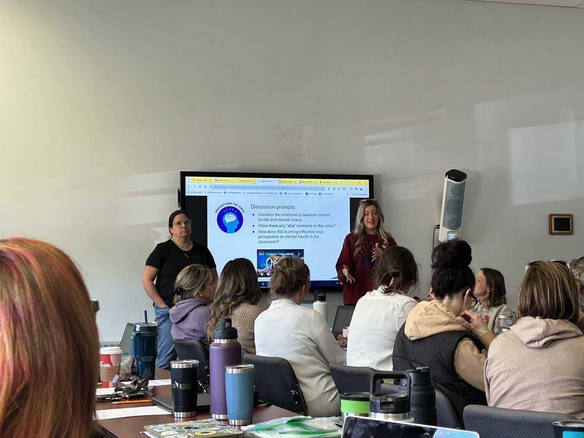 Today as a staff we are spending the morning learning about Mental Health for our students with our VP Ms. Kernohan and our Mental Health Champion Ms. Brady. <a href="/TLDSB/">TLDSB</a>