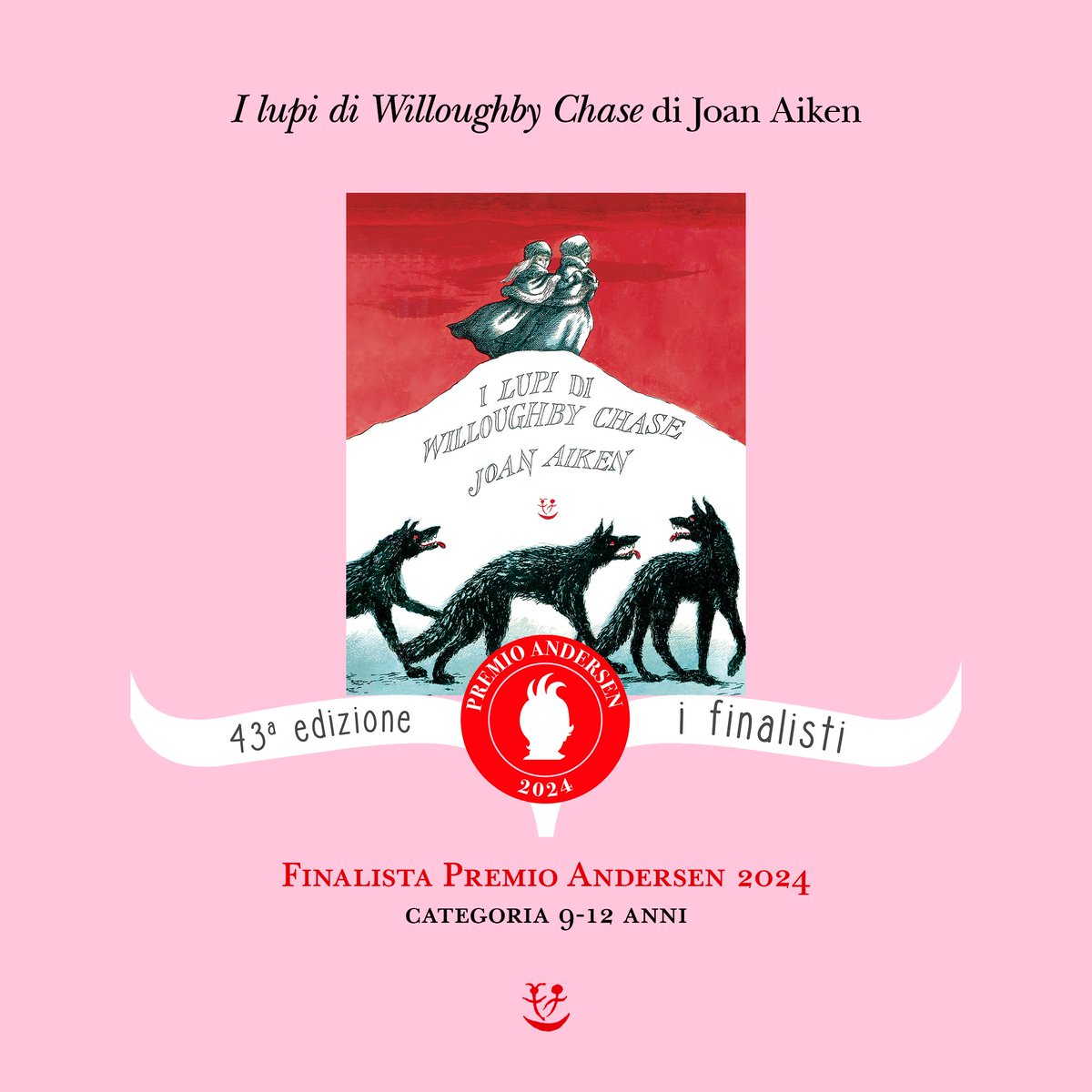 "I lupi di Willoughby Chase" di Joan Aiken, con le illustrazioni di Pat Marriott e la traduzione di Irene Bulla, è finalista al Premio Andersen nella categoria 9-12 anni.

andersen.it/i-finalisti-de…