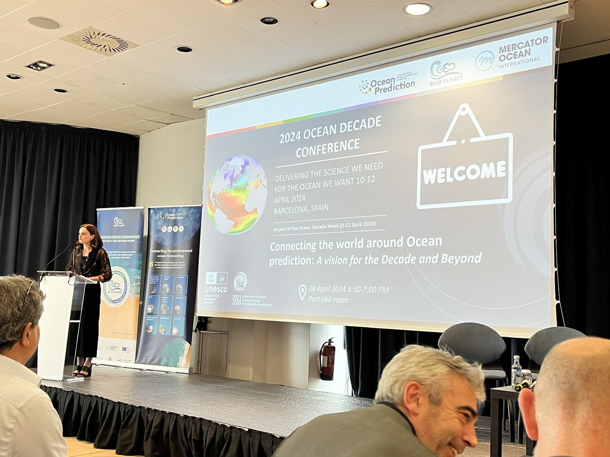 sheilaheymans's tweet photo. First side event of the #OceanDecade conference is on #OceanPredict @EcoScopium https://t.co/eYnwtWFUhV