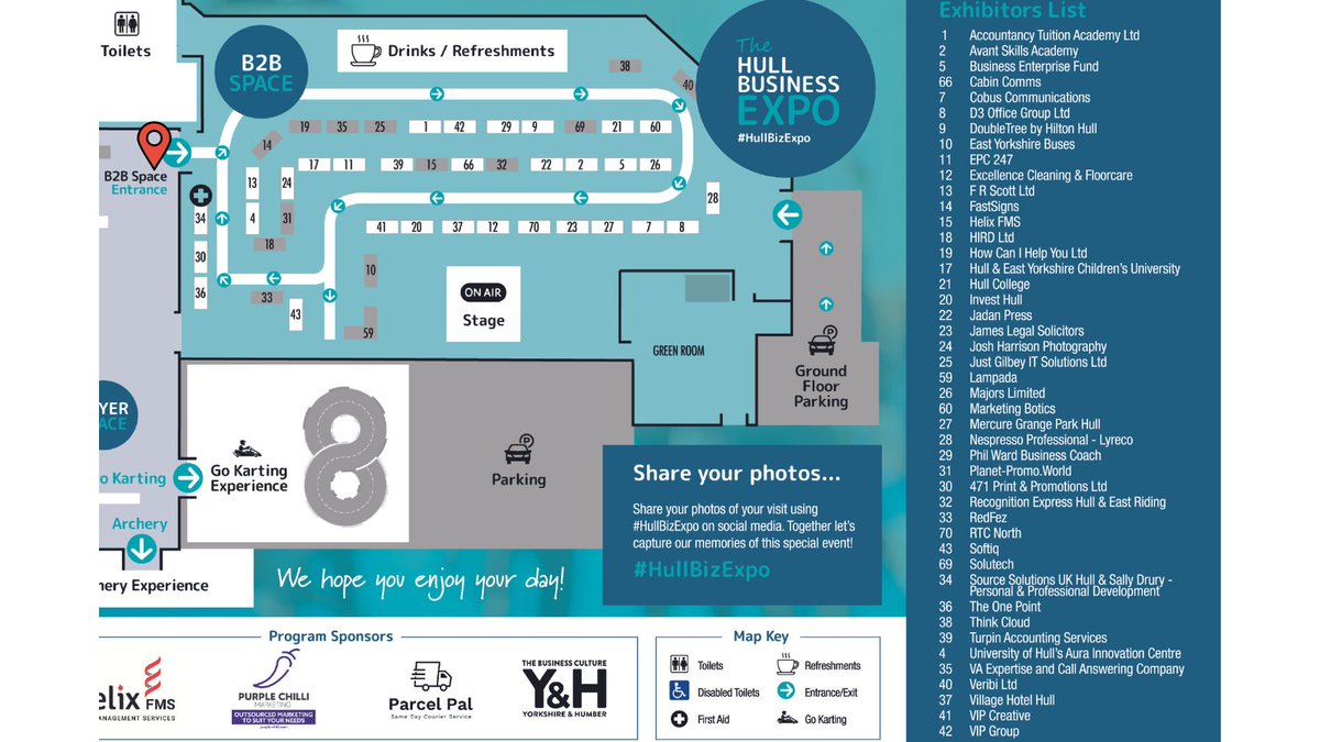 It's all happening tomorrow! The Hull Business Expo... We are THRILLED to be sponsoring @thebchey #HullBizExpo and EXCITED to be exhibiting as well. We have pinpointed where we are, so pop to Stand 14 to find out how @Fastsigns_Hull can help you #MakeYourStatement