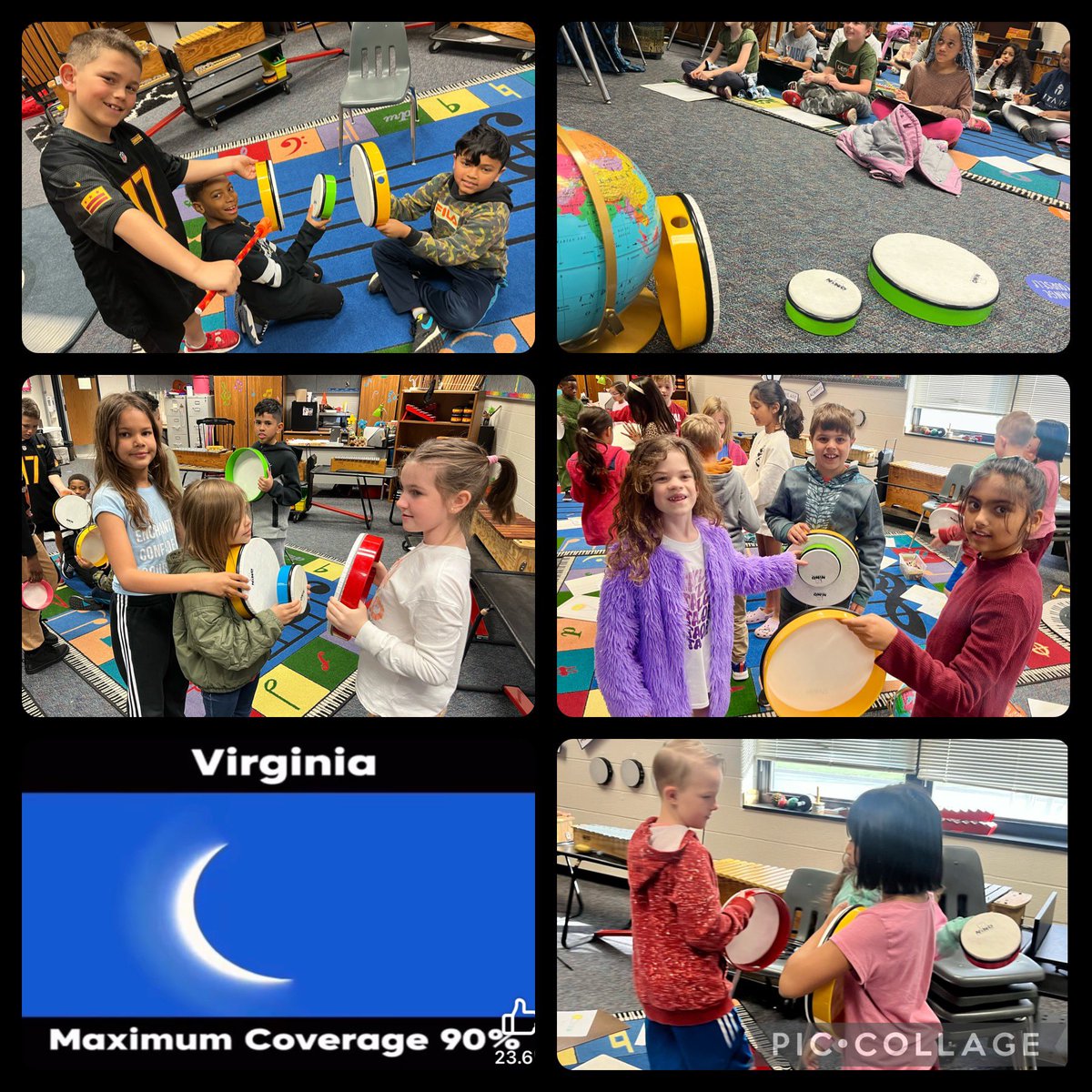 🎶 Dancing, singing, and drawing solar eclipses in music today. Can't wait to witness the magic later on! 🌞🌑 #SolarEclipse #BetterTogether