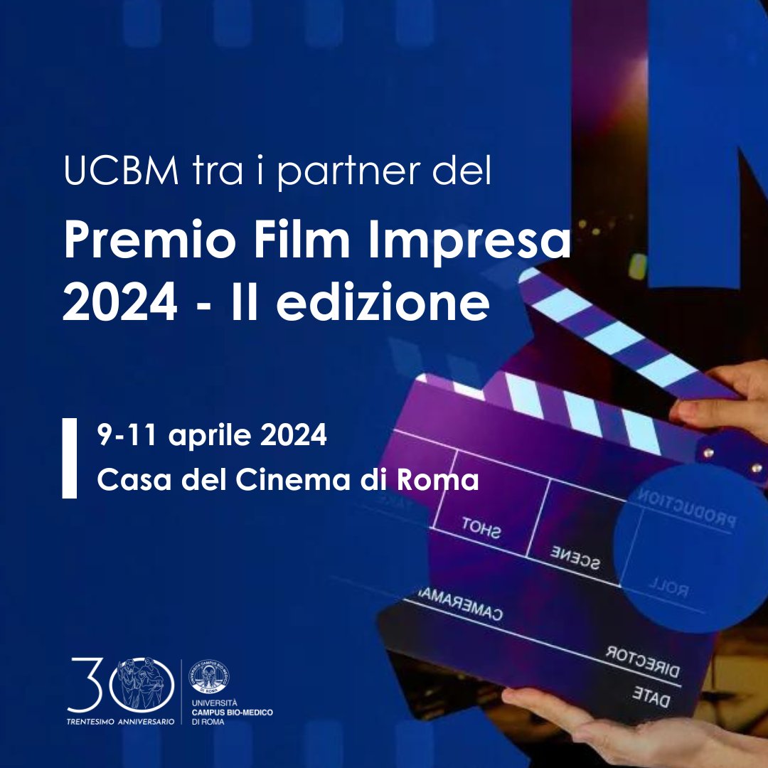 #FilmImpresa 2024: il Premio per il racconto audiovisivo delle #aziende italiane. Una II edizione ricca di eventi: la prima di Campus Stories, più due appuntamenti con #UCBM per guardare insieme al #futuro e alle sfide digital 👉filmimpresa.it