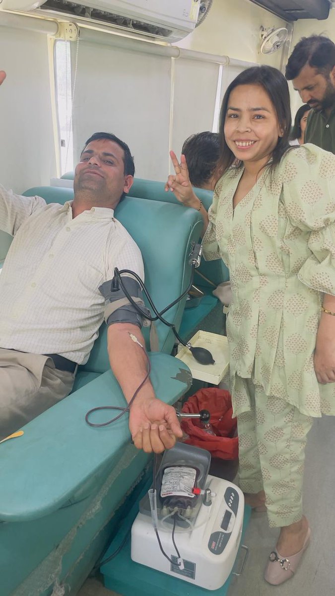 Blood donation & Thalassemia screening held on 8th april at Amity University, Gurugram. 72 units of blood were collected. Thank you to the blood donors who donated blood for this cause. @IndianRedCross