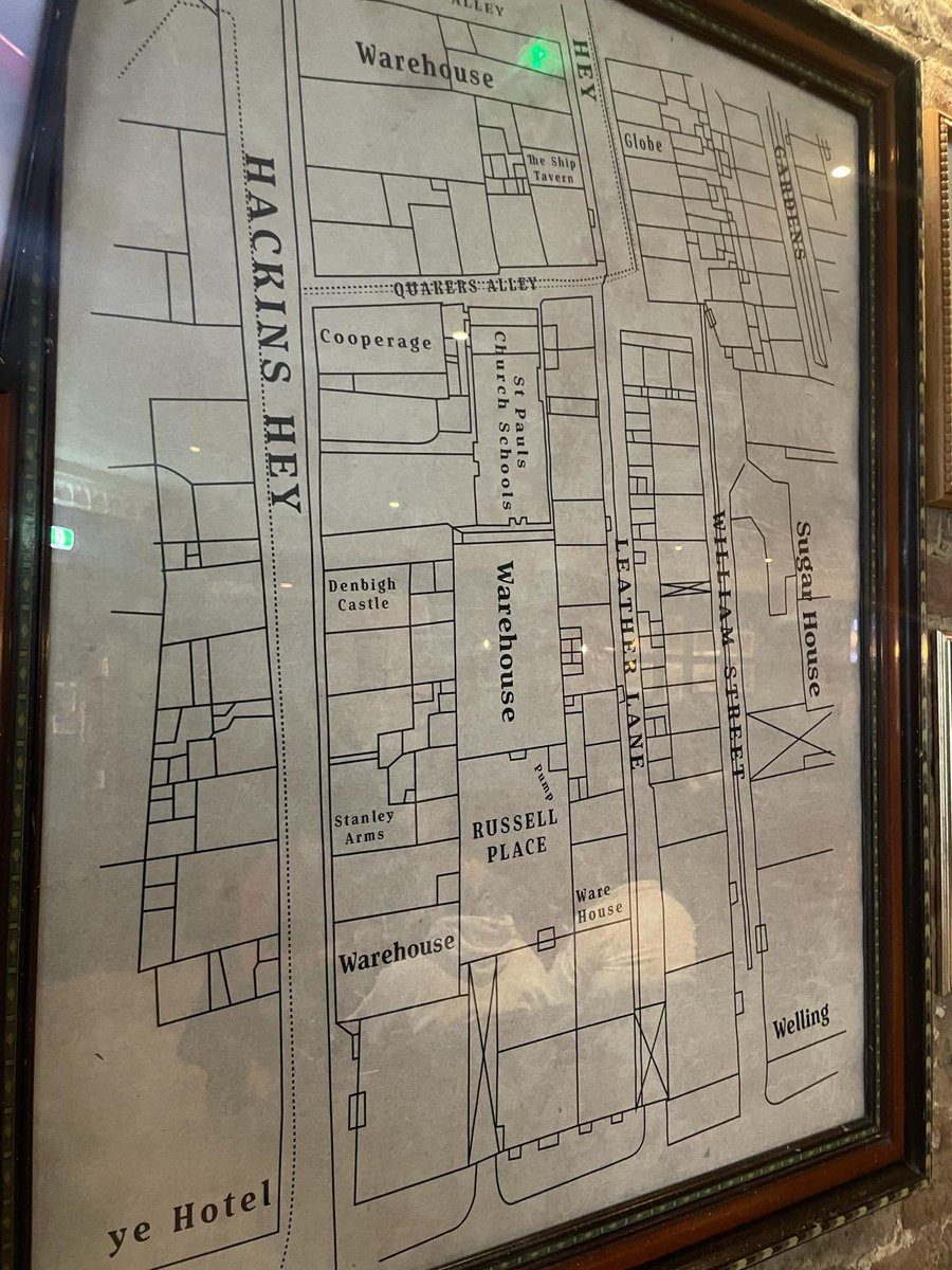 We have a map on the wall that proves this is not true…… This suggests we are the oldest pub on Hackins Hey.