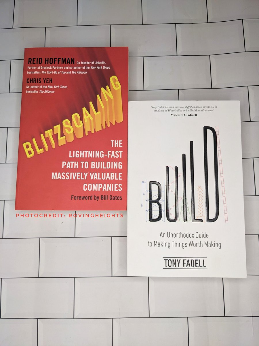 Rovingheights's tweet image. Written for anyone who wants to grow at work from young grads navigating their first jobs to CEOs deciding whether to sell their companies
Build: NGn 24,000
Blitzscaling: NGN 12,000
#blitzscaling bookstoresinlagos #books  #rhbooks #bookrecommendation  #rovingheights