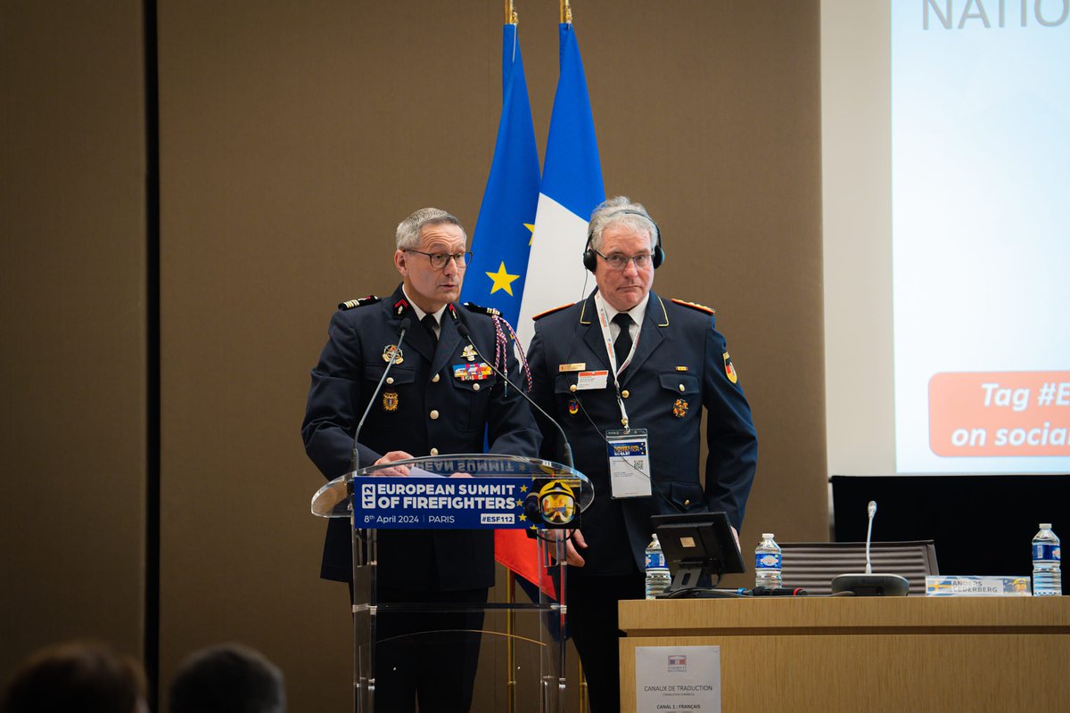 Ce sommet incarne notre volonté commune d’être plus fort au service des concitoyens. Nous sommes réunis pour faire entendre la voix des sapeurs-#pompiers dans toute sa diversité et toute sa force. Je souhaite que ce sommet, que les débats et échanges, renforcent nos positions…