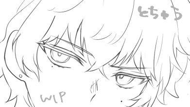 とりあえずかいてる…終わるかな～…髪のバランスが本当にむずかしいね… 