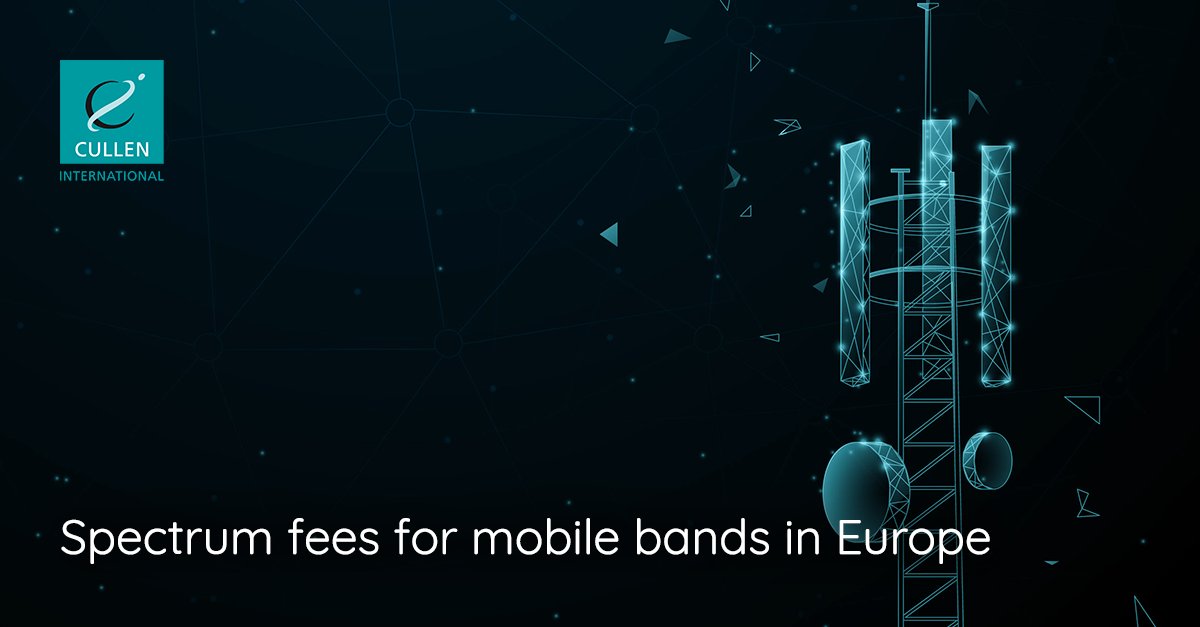 We just published 2 new #spectrum benchmarks on one-off fees & recurring fees for #mobile bands in Europe. For instance, only 5 countries have fees that specifically cover the costs of spectrum management. Find out more ▶️okt.to/O2IRWT
