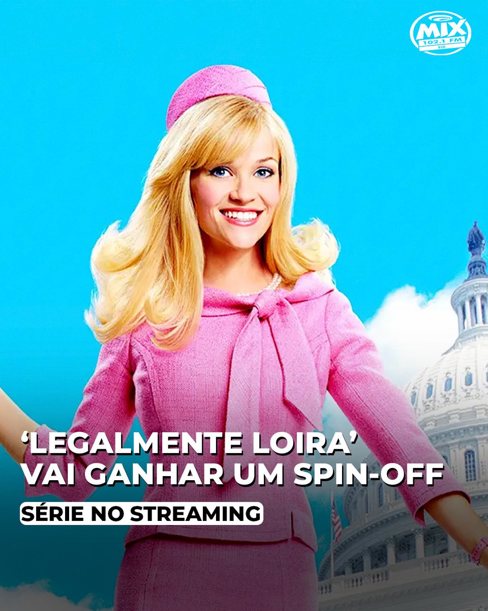 Se liga!! 'Legalmente Loira' vai ganhar uma série spin-off Saiba mais no nosso site. Clique no link 📷tinyurl.com/ypa4snf9