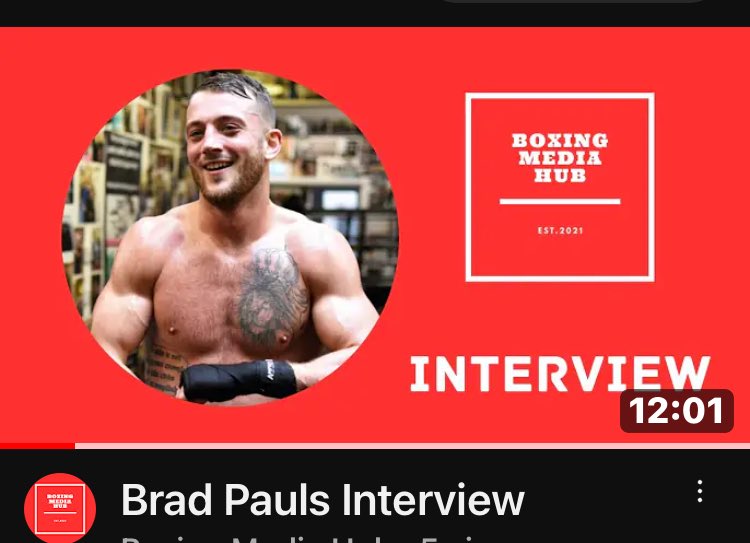 Check out ⁦⁦⁦@BoxingMediaHub⁩ with English middleweight champ mr ⁦@brad_pauls⁩ as he talks about his debut, his first loss & that massive Heaney Fight. Like, share & Subscribe - youtube.com/live/KJUgRgAvX…