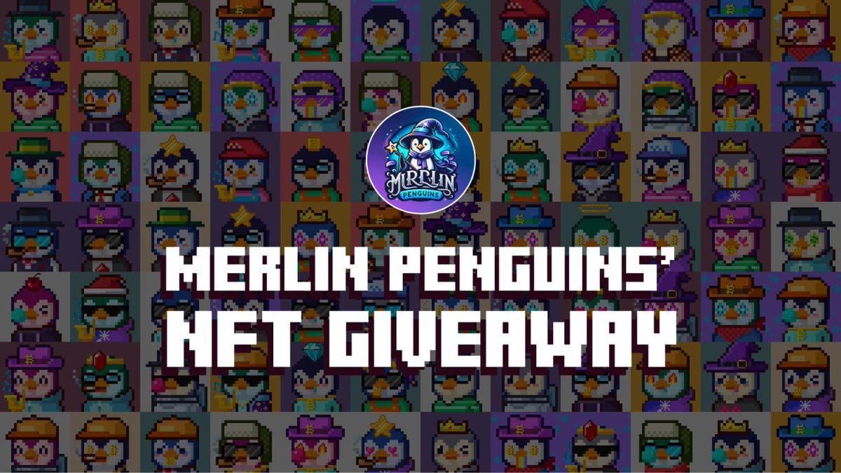 梅林巫师企鹅正在梅林大陆上建造第一个M404 协议，衔接btc生态和merlin生态，符文-nft-代币。
"Merlin Penguins"，在梅林大陆建设、NFT 衍生品工具和市场、Club IP与NFT展厅、DAO 社区与治理、俱乐部游戏-NFT-Social-Fi、元宇宙俱乐部。

🍻Merlin Penguins  WL x 5 spots

To Enter:
✅Follow