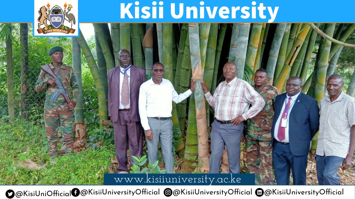 Kisii University is in the frontline targeting to plant over 150K trees this year. The VC accepted to a 150K seedling donation to be planted by our staff and students at the end of this examination period. Watch this space for more. #KisiiUniversity #150KTreesStrong