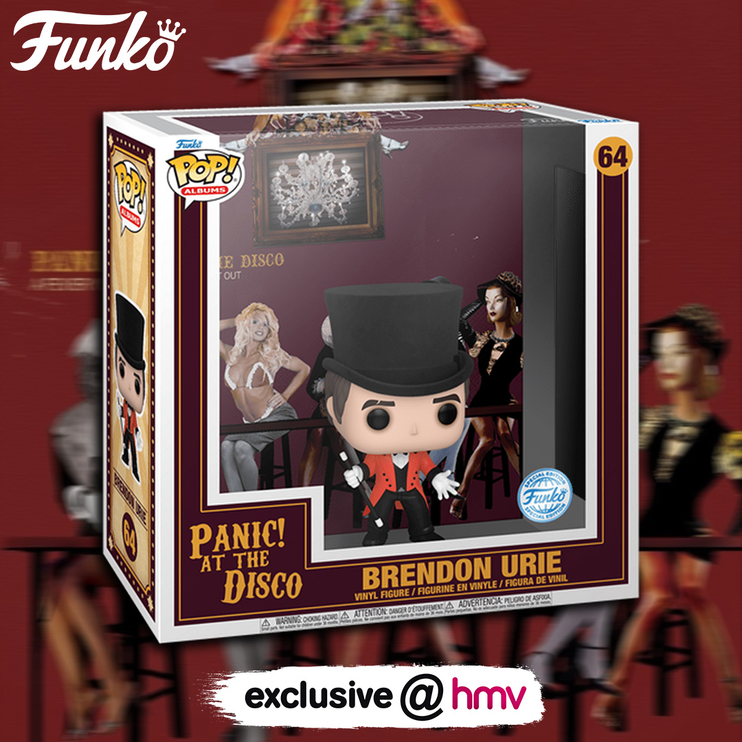 🎩✨ Unleash the demon within your collection! Behold the new Pop! Brendon Urie (Demon), straight from Panic! at the Disco's iconic 'Emperor's New Clothes' video 🖤👑. Who will join your Pop! Rocks ensemble next? #FunkoPOP 🔗ow.ly/umCz50Ras69