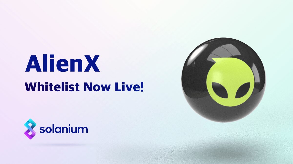 ✨ @ALIENXchain Whitelist is Live! Don't forget, you can still increase your stake on solanium.io and improve your chances of allocation! Sign up now 👉 solanium.io/project/alienx