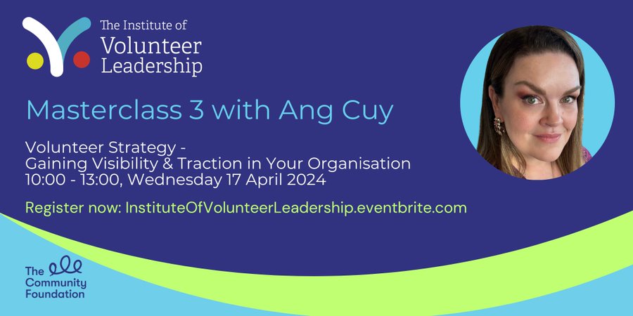 Learn more about how to advocate for your volunteer program within your organisation & gain tools and resources to communicate how valuable volunteering is! 🗓 Wed, 17 Apr 2024 ⏲️ 10:00 - 13:00 📍 Zoom Book your place: …eofvolunteerleadership.eventbrite.com @voluntireland @communityfound