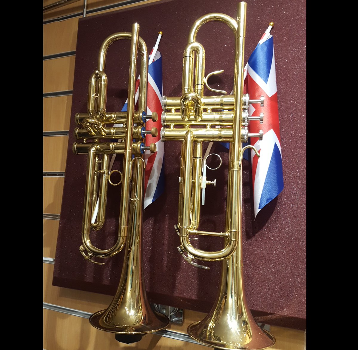 Have a look at this pair of beautiful Besson trumpets. 👀🎺 They are both quality and play brilliantly. Please feel free to call down and see us in the shop to have a closer look or a try. #trumpets #brassinstruments #besson #bessontrumpet #musicshop #music #bolton #est1832