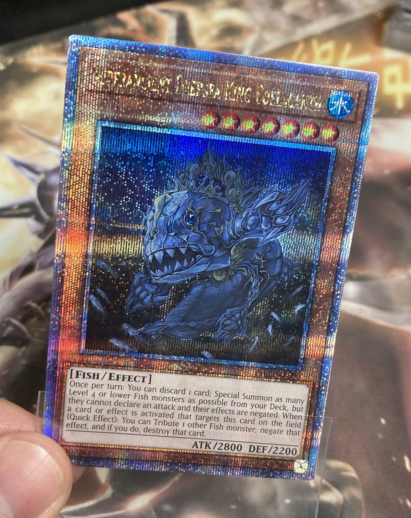 遊戯王 泰亜版 英語 アジア 超古深海王シーラカンス 25th クオシク