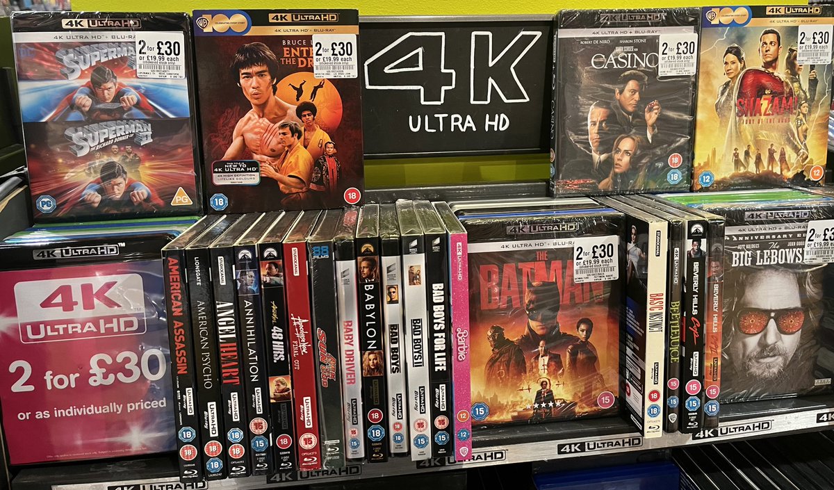 A new week means some new 2 for £30 #4KUltraHD additions Find these and more in store