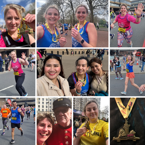 Today is the day of congratulations and thanks! Congratulations and thank you to our 14 runners who completed the London Landmarks Half Marathon yesterday. We are so incredibly proud of you! Here are a few pics from this amazing run and day!