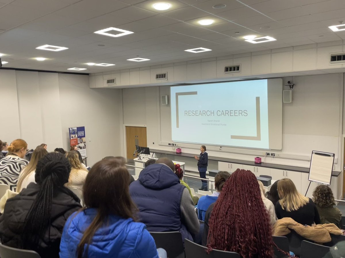A full house at today’s student open day - thank you to everyone who attended and to all of the speakers who supported the day 🤩