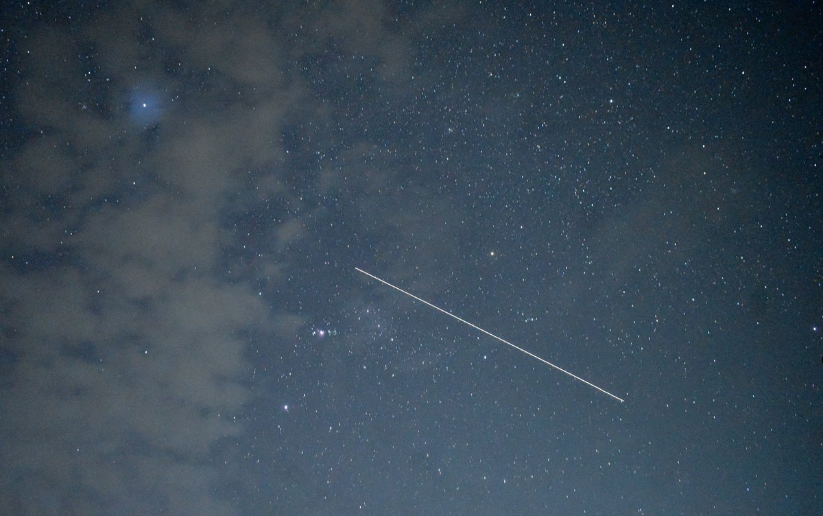 My first International Space Station pic this year, with Orion and Sirius. 

#SpotTheStation