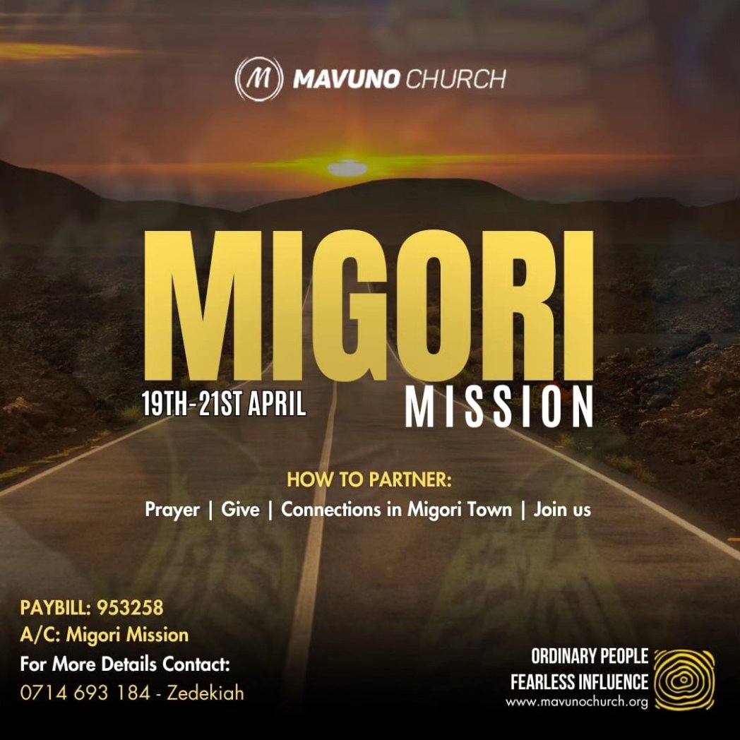 MavunoChurchKRd's tweet photo. ๐ฃ๐ฃ April is also #MissionMonth for Mavuno Church!๐๐ฝ
As the #MavunoLifewayNetwork๐ฉต๐๐ฉต๐, our missions will be in Thika and Migori from the 19th to 21st April 2024.
#MavunoChurchMissions
#ThikaMission
#MigoriMission
#UnshakeableFaith
#FearlessInfluencers https://t.co/O6XOi2uI8N