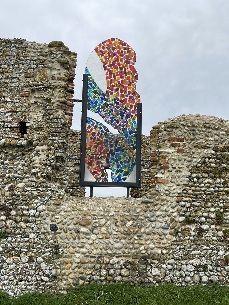 SueBow94's tweet photo. ‘A Wing and A Prayer’ installation by Arabella Marshall at Minsmere Chapel once part of Leiston Abbey. Also during its history a good camouflage for a pill box.  Another great walk - we heard bitterns booming! @ace_national #suffolk @Natures_Voice #Minsmere https://t.co/mFkgIgCjrf