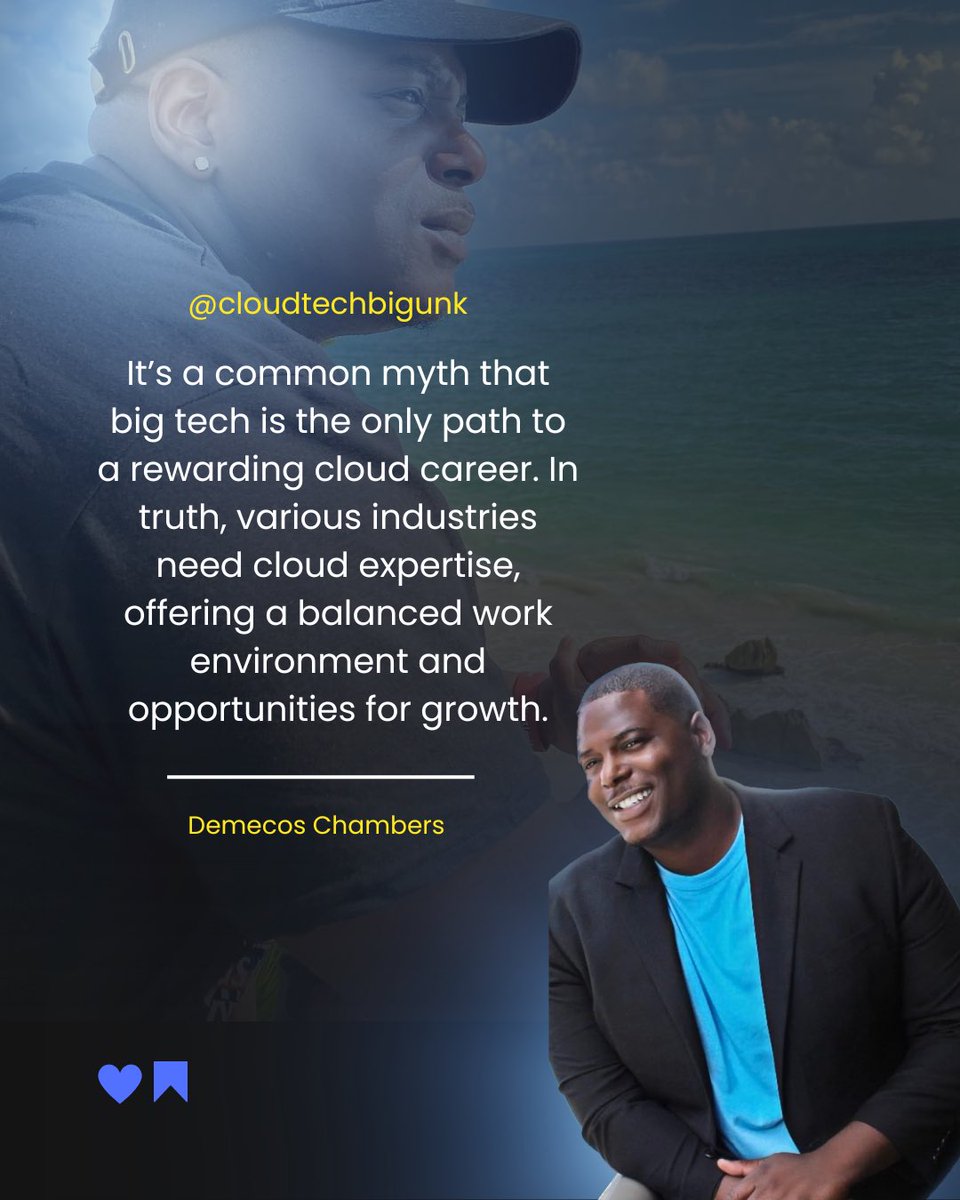cloudtechbigunk's tweet image. In my years as a cloud technology expert, I’ve seen many aspiring cloud engineers aim solely for big tech companies. This focus can be a misstep, overlooking thousands of firms with competitive pay, similar benefits, and less stress. 

 #CloudCareers #BeyondBigTech #CloudEngineer