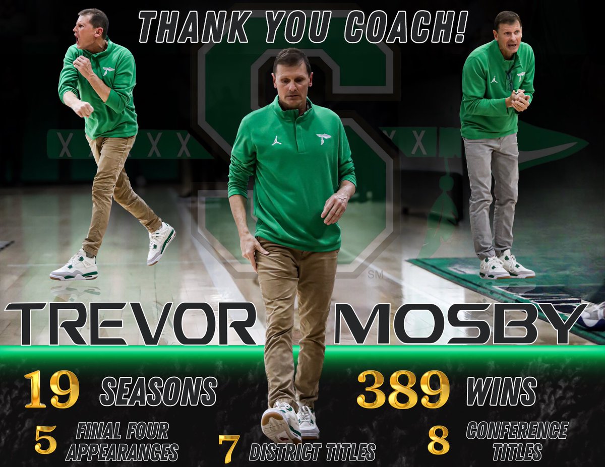 An end of era!!  Thanks for everything Coach Mosby!!