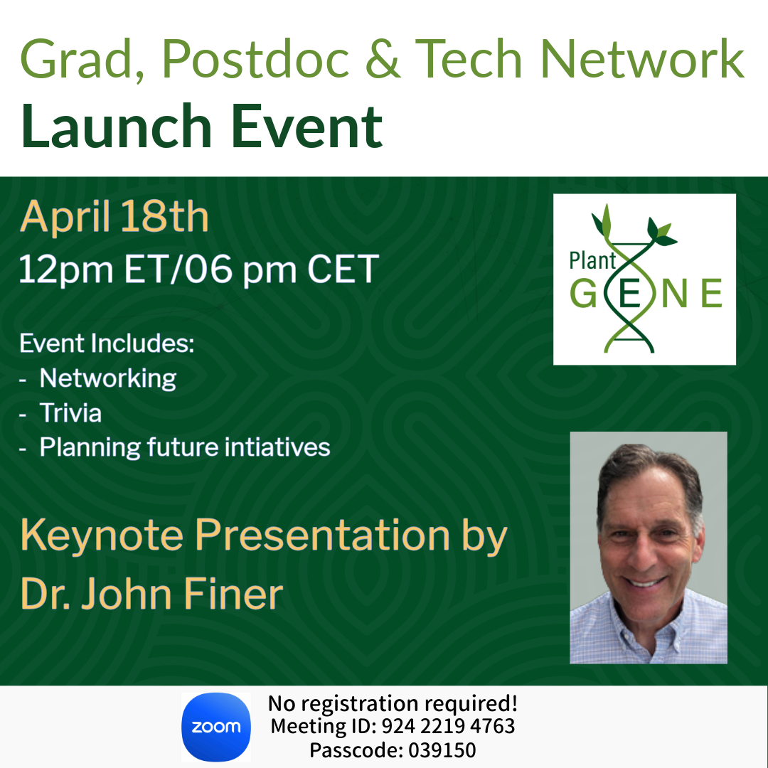 Please join us on April 18th for the GPT Network Launch Event! This virtual 90 minute event includes: ✅networking ✅introduction to the GPT Network volunteers ✅opportunity to guide GPT development #ScientificCommunity #AcademicTwitter #PhDlife #Plantbiotechnology