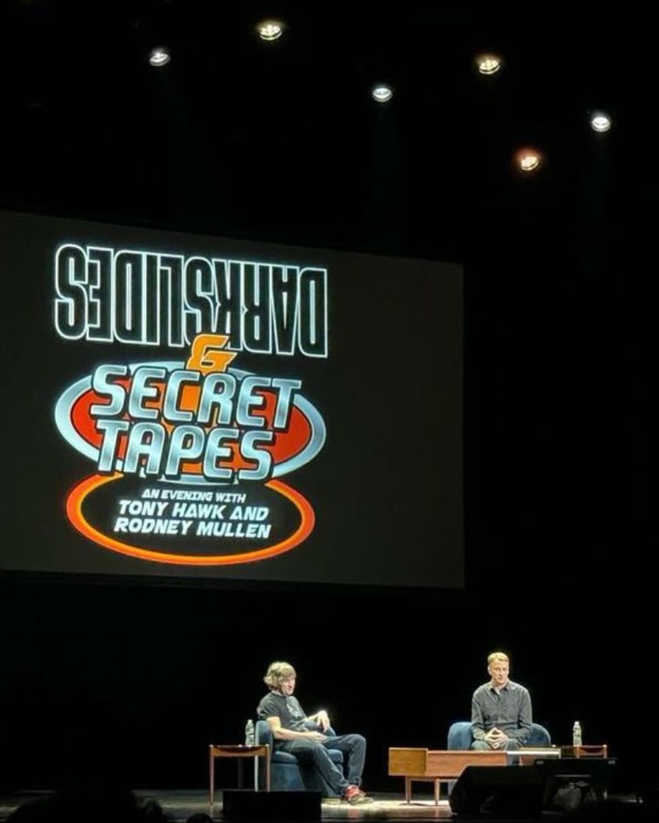 Congratulations to @tonyhawk and Rodney Mullen. Looks like the 'Darkslides & Secret Tapes' Project was a success.