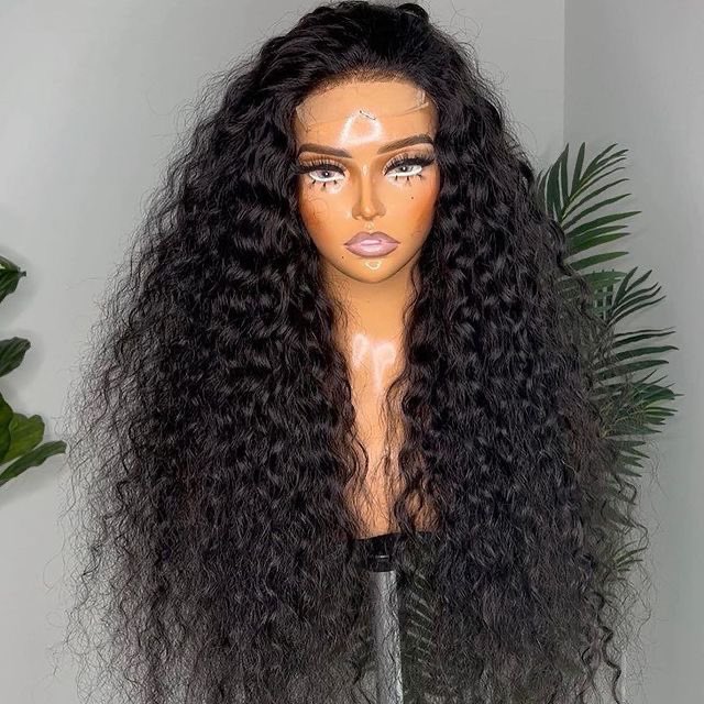 🏷️ Deep waves wig 🏷️ 26 inches 🏷️ 4x4 closure 🏷️ 300g 🏷️ 220k