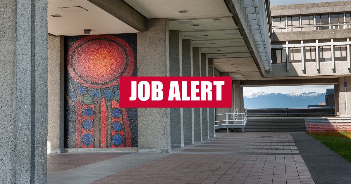 Research Assistant - Global Climate Equity Campaign | Apply by April 12 | $30-35/hr | Current SFU graduate students | 312 Main, Vancouver, BC / remote | May - August 2024 More info: ow.ly/XPLv50R8BZm