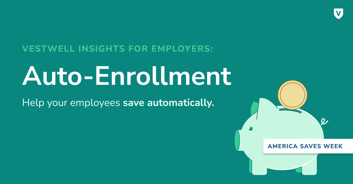 For #ASW2024 and today’s theme of “Saving Automatically,” we explore how businesses can help workers save more by adding auto-enrollment and auto-escalation to their company-sponsored retirement plan. Learn more about auto-enrollment: vestwell.com/blog/secure-ac…