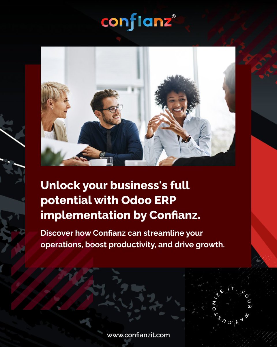 confianzglobal's tweet image. Unlock your business's full potential with Odoo ERP implementation by Confianz. Discover how Confianz can streamline your operations, boost productivity, and drive growth.
✓ confianzit.com/odoo-implement…
#Odoo #ERP #OdooImplementation #Confianz