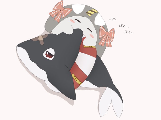「closed eyes shark costume」 illustration images(Latest)