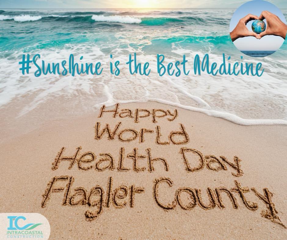 Happy World Health Day! 🌎🩺🫶 We are lucky to live in paradise! Sunshine is the best medicine! 🌞

#intracoastalconstruction #worldhealthday #healthcare #health #wellness #flaglerbeach #flaglercounty #lovewhereyoulive #vitaminsea #sunshine #beachlife #happyandhealthy