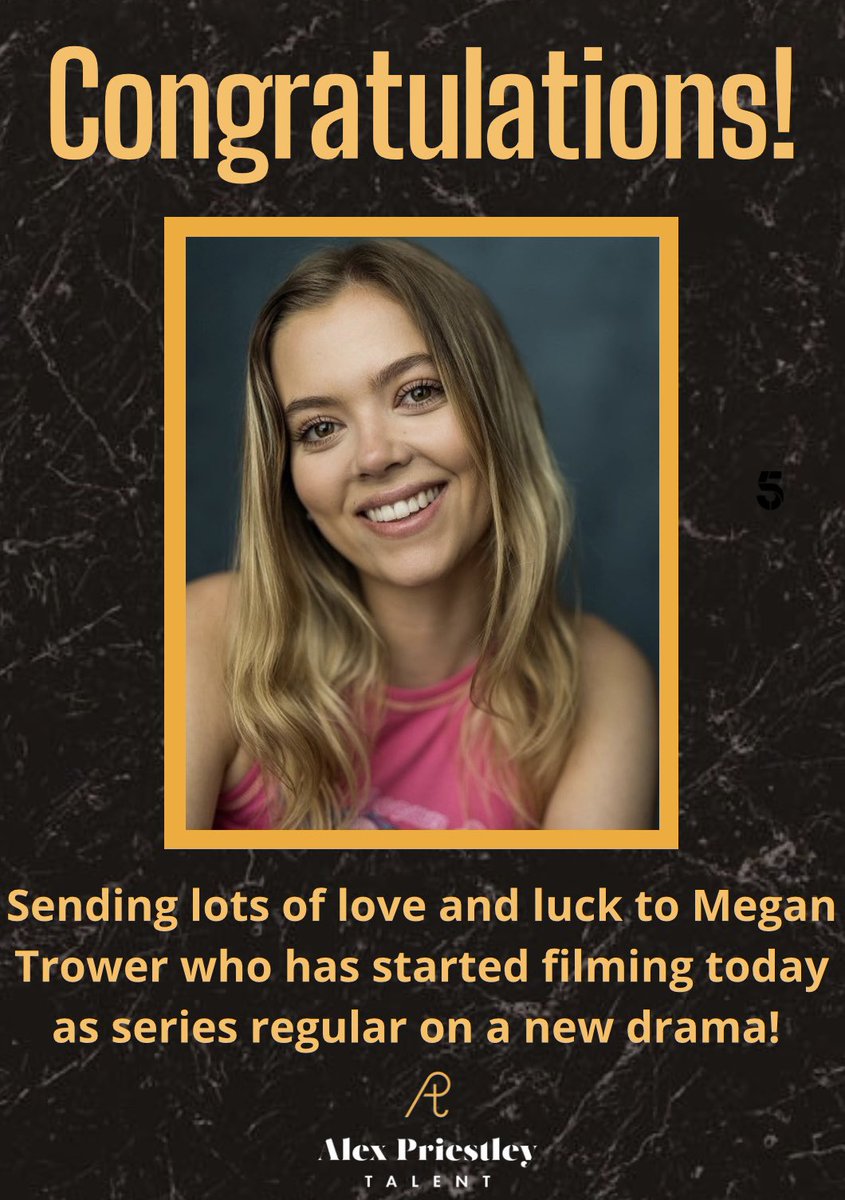 Good luck @megantrowerr for your first week filming!! Exciting news to come 👀🎬 #SmashedIt #WatchThisSpace