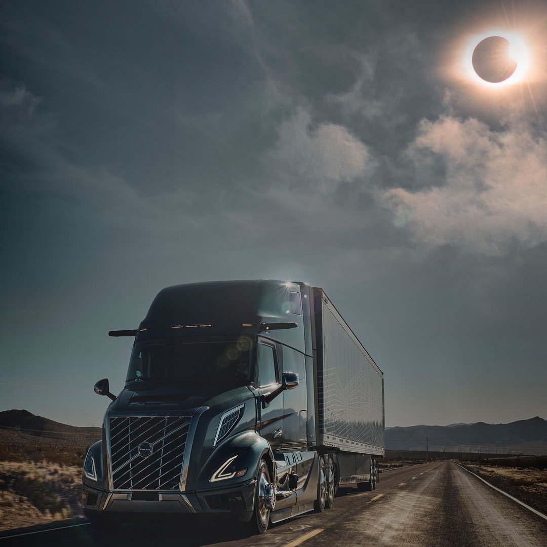 Here’s to clear skies and total eclipses. #AllNewVolvoVNL