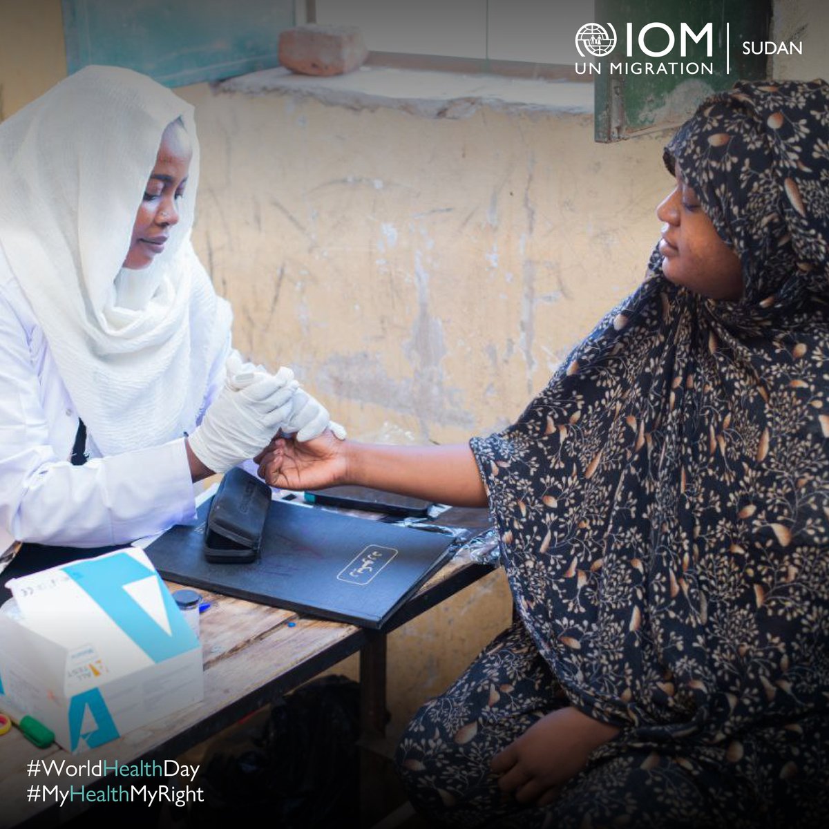 The crisis in #Sudan has severely impacted health services. Attacks on healthcare workers, access hurdles, and medicine shortages are taking a heavy toll on lives. IOM has provided vital healthcare services to over 73,000 people, but more is needed to ensure #HealthForAll.