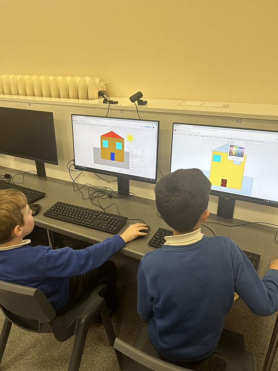latimerprimary's tweet image. #ClassSM have really enjoyed their computing lesson on vector drawing this afternoon. They have created their own pictures using different shapes - there have been some very creative outcomes! #LatimerComputing