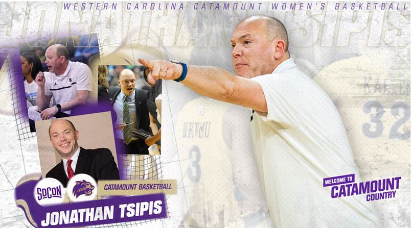 _CatamountClub's tweet image. We are excited to welcome Coach Jonathan Tsipis and his family to Cullowhee!  
Coach Tsipis will be formally introduced at a press conference in the Ramsey Center Hospitality Room on Wednesday, April 10th at noon.