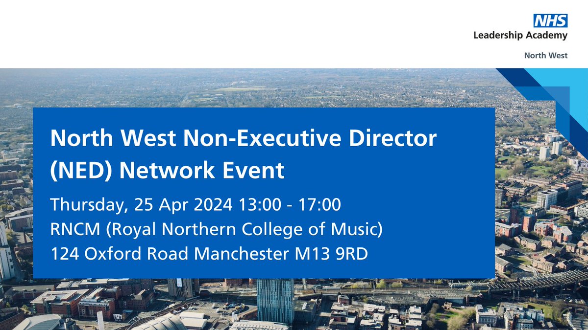 Join the North West Non-Executive Directors Network for a supportive community of Chairs and NEDs, to help you tackle the unique challenges of your new role. Click here to join the next event: bit.ly/North-West-NED…