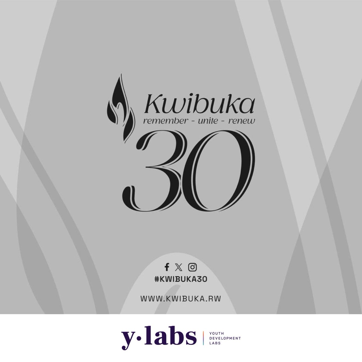 YLabsGlobal's tweet photo. This week marks 30 years of the commemoration of the 1994 genocide against the Tutsi in Rwanda. YLabs stands in solidarity with the people of Rwanda and the global community as we pay tribute to the victims, and honor the strength and resilience of survivors.

#Kwibuka30 https://t.co/WeCtR1qSIF