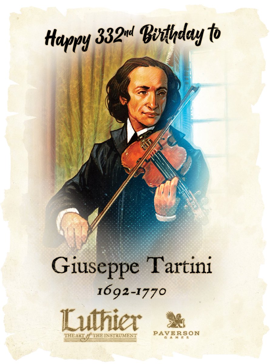 #HappyBirthday to Giuseppe #Tartini! 🎻 He was an #Italian Baroque violinist and #composer known for his Devil’s Trill Sonata 😈 #violinist #kickstarter #luthier #luthiergame #paversongames #violin #orchestra #composer #baroque #classicalmusic #music #chambermusic #symphony