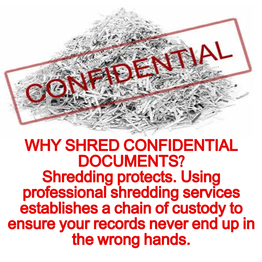 Protect your privacy! 🛡️ Don't forget to shred sensitive documents before disposing of them. Identity theft is real, folks! #DocumentSecurity #PrivacyMatters #ShredIt