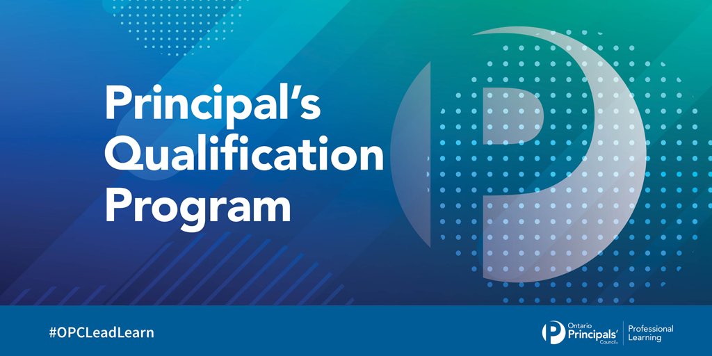 Summer registration is open for our Principal's Qualification Program, Part 1 and Part 2. Register by June 11! principals.ca/en/professiona… #edleadership #OPCLeadLearn